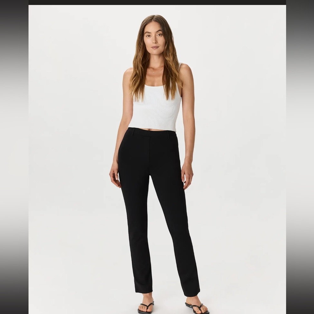 Quince Stretch Ponte Straight Leg Pants (Size S, 30” Inseam) Sold out on Quince